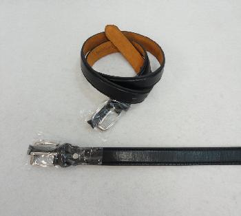 Belt--Thin Black [Large Only]